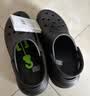 卡骆驰（CROCS）经典泡芙Clog男女一脚蹬懒人沙滩洞洞鞋 黑色 36 实拍图