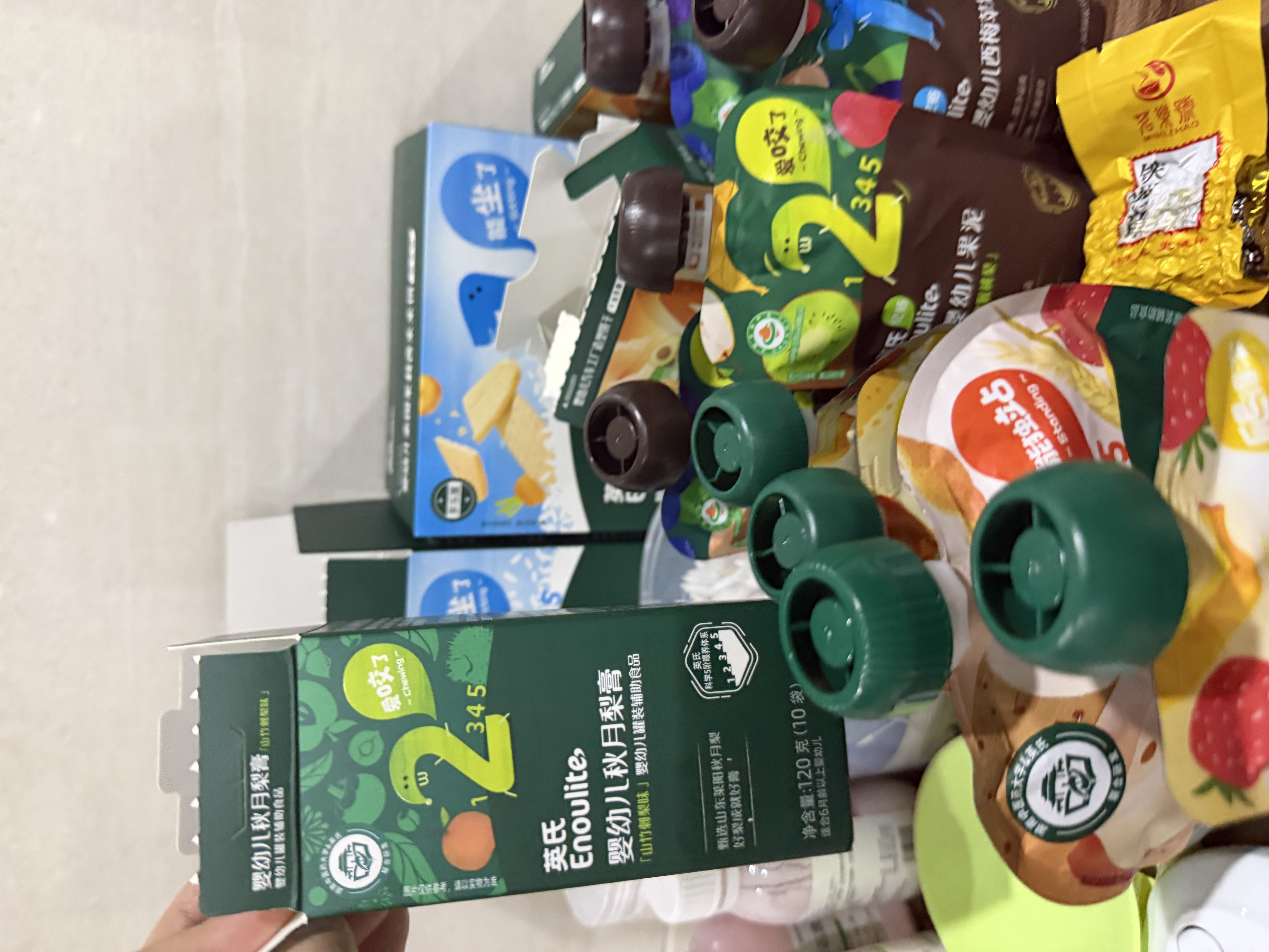英氏（Engnice）英氏有机婴幼儿果泥婴儿辅食西梅苹果泥70g宝宝辅食水果泥 实拍图
