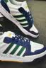 adidas ENTRAP美式校园风运动少年感复古篮球风板鞋男女阿迪达斯   白色/深蓝色/绿色   40 实拍图