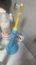 力博得（Lebooo）儿童电动牙刷3-6-15岁声波震动护龈软毛学生宝宝礼物生日礼物送男孩送女孩 YOYO萌趣蓝 实拍图