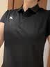 特步（XTEP）速干polo衫女短袖夏季训练服羽毛球瑜伽女运动上衣正肩翻领t恤衫 实拍图