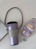 膳魔师（THERMOS）便携电动搅拌杯咖啡杯新款陶瓷涂层车载办公室保温杯高颜值水杯子 膳魔师-极光紫【395ml】+灰色杯套 实拍图