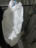 罗蒙（ROMON）纯色商务职业正装男士白衬衫工装男装短袖衬衣男CS72白色3XL 实拍图