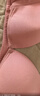 婧麒（JOYNCLEON）哺乳文胸孕妇内衣怀孕期哺乳薄款喂奶文胸产后前开扣无钢圈托聚拢 豆沙色3128【薄款透气聚拢】 80B 实拍图