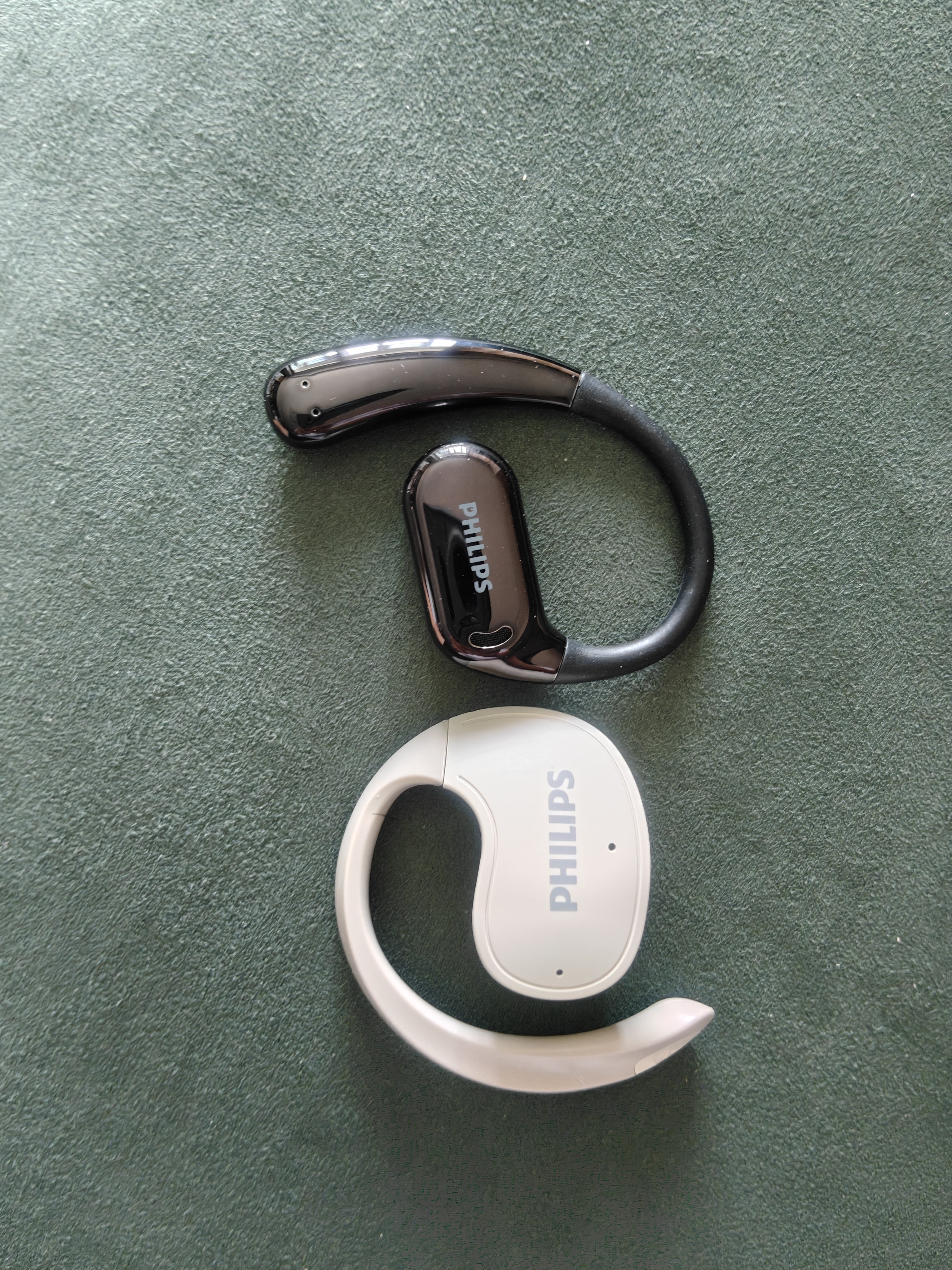飞利浦（PHILIPS）舒适圈蓝牙耳机 骨传导概念真无线挂耳开放式不入耳夹式运动跑步长续航降噪通用苹果华为TAT3739黑 实拍图