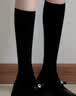 拾袜记薄款压力小腿袜女夏季瘦腿jk袜防滑防晒凉感白色袜子女黑色高筒袜 实拍图