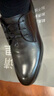 金利来（Goldlion）男鞋商务正装宴会婚鞋舒适德比皮鞋50274043201A黑43 实拍图