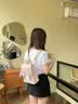 喵小姐七夕情人节礼物送女友双肩包女士新款韩版大容量学生通勤休闲背包 粉色-礼盒装【送花束+挂饰+贺卡】送女友生日礼物 七夕情人节限定礼品，送女友老婆高级感礼物 实拍图