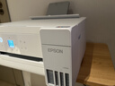 爱普生（EPSON）【6代新品】L4356墨仓式彩色无线AI学习打印机一体机家用/办公  L4266升级版(自动双面 液晶屏 白) 实拍图
