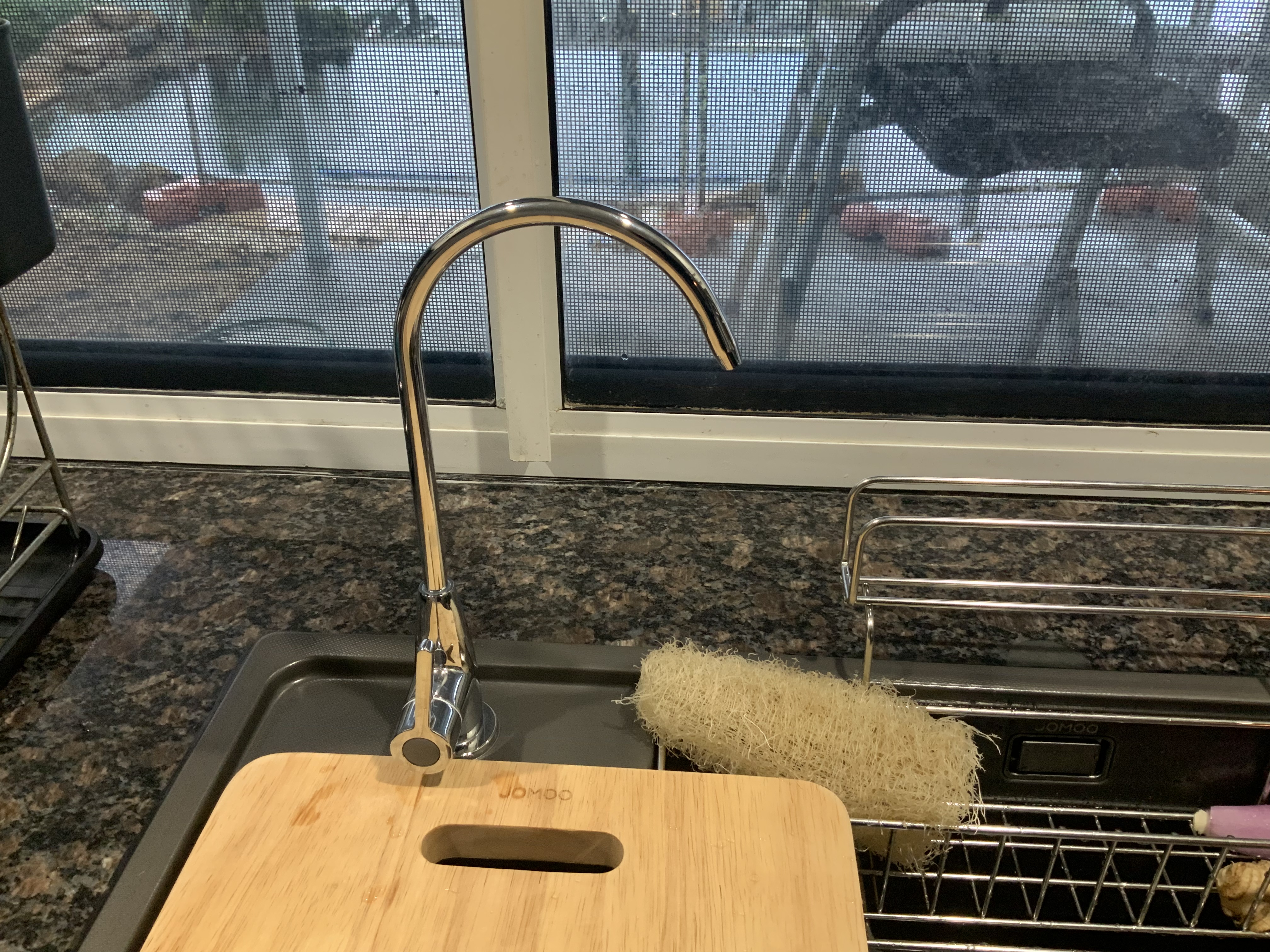 九牧（JOMOO）镀铬厨房水龙头净水单冷立式水槽洗菜盆洗衣池79007-611/1C-Z 实拍图