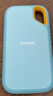 闪迪（SanDisk）1TB Nvme移动固态硬盘（PSSD）E61至尊极速卓越版海天蓝SSD 读速1050MB/s 手机直连笔记本外接 实拍图