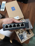 普联（TP-LINK）5口全千兆钢壳交换机 企业级交换器 4口监控网络网线分线器  金属机身 TL-SG1005D 实拍图