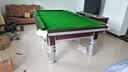 乔氏嘉乐金腿标准台球桌钢库标准型台球厅家用中式黑八豪华桌球台赛台专业 9尺 乔氏嘉乐-1.2钢库基础款【家用爆款】 JL-7银腿 实拍图