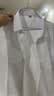 帕托瓦短袖衬衫男士夏季纯色白衬衫男韩版修身商务休闲衬衣白色3XL 实拍图