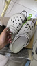 卡骆驰（CROCS）新款厚底云朵洞洞鞋送女友礼物206750 骨白色 37 -38 实拍图