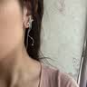 VLIFE法式蝴蝶结流苏耳钉女2026年新款小众轻奢高级感气质耳环 法式蝴蝶结耳钉 一对装 实拍图