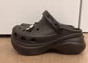 卡骆驰（CROCS）檀健次同款复古小鲸鱼洞洞鞋时尚厚底洞洞鞋花园鞋206302 黑色-001(含智必星) 36 /37(230mm) 实拍图