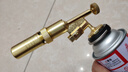 菱动力（LINGDONGLI）铜质喷火器喷枪点火器猛火喷枪家用卡式燃气罐烧猪毛烧肉的喷枪头 实拍图