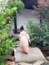 安妮优儿（Anneyol）女童汉服六一儿童节中国风唐装连衣裙超仙古风公主襦裙 粉色 130 实拍图