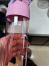 乐扣乐扣（LOCK&LOCK）人鱼线塑料运动水杯夏天便携水壶带刻度提手男女水杯子700ML粉色 实拍图