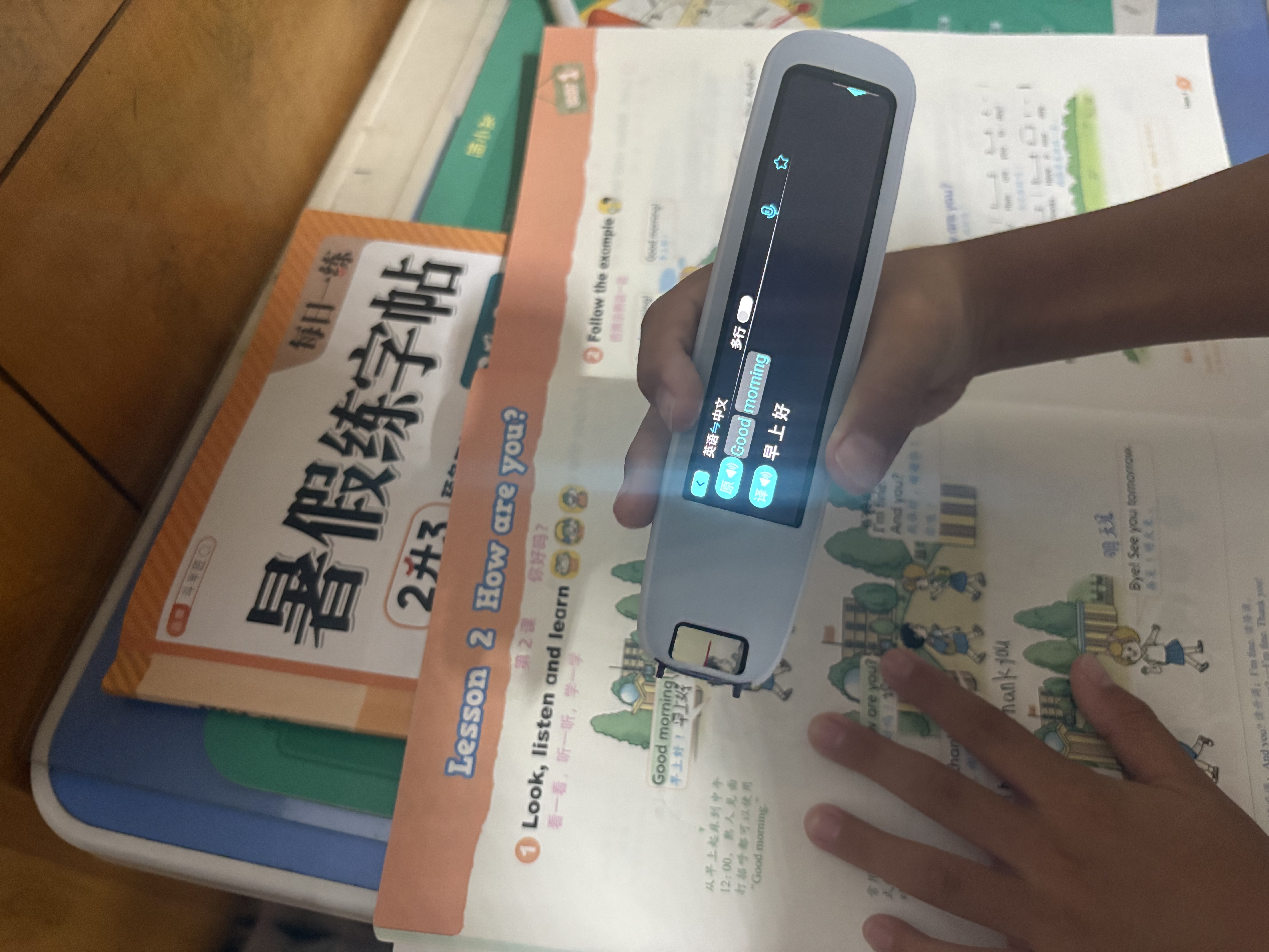联想（Lenovo）来酷词典笔【4.56大屏128G】英语点读笔全科通用电子词典扫描笔学习机儿童小学初高中生可用翻译笔 实拍图