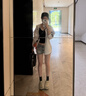 adidas通勤百搭三条纹休闲运动夹克外套男女春秋阿迪达斯三叶草   黑色（推荐选大一码)   L 实拍图