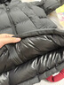 保姆鹅  【风墙】儿童羽绒服宝宝中长款护脸加厚外套保暖童装[NG2664] 炭黑 140 实拍图