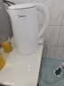 美的（Midea）电热水壶烧水壶1.7L304不锈钢0涂层双层隔热自动断电1500W养生冲奶2026新款 MK-SH17M130 实拍图