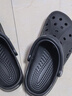卡骆驰（CROCS）贝雅洞洞鞋男鞋女鞋轻便耐磨一脚蹬拖鞋休闲鞋百搭花园鞋|10126 黑色-001(含智必星) 40 (250mm) 实拍图