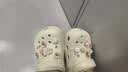 卡骆驰（crocs）经典Clog男女洞洞鞋一脚蹬沙滩鞋 骨白  36  实拍图