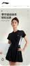 李宁（LI-NING）泳衣女连体裙式游泳衣遮肚显瘦抗氯速干玩水度假泳装546黑色XL 实拍图