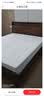 京东京造家居悦枫实木床 天然橡胶木 主卧双人床胡桃色1.8×2米 实拍图