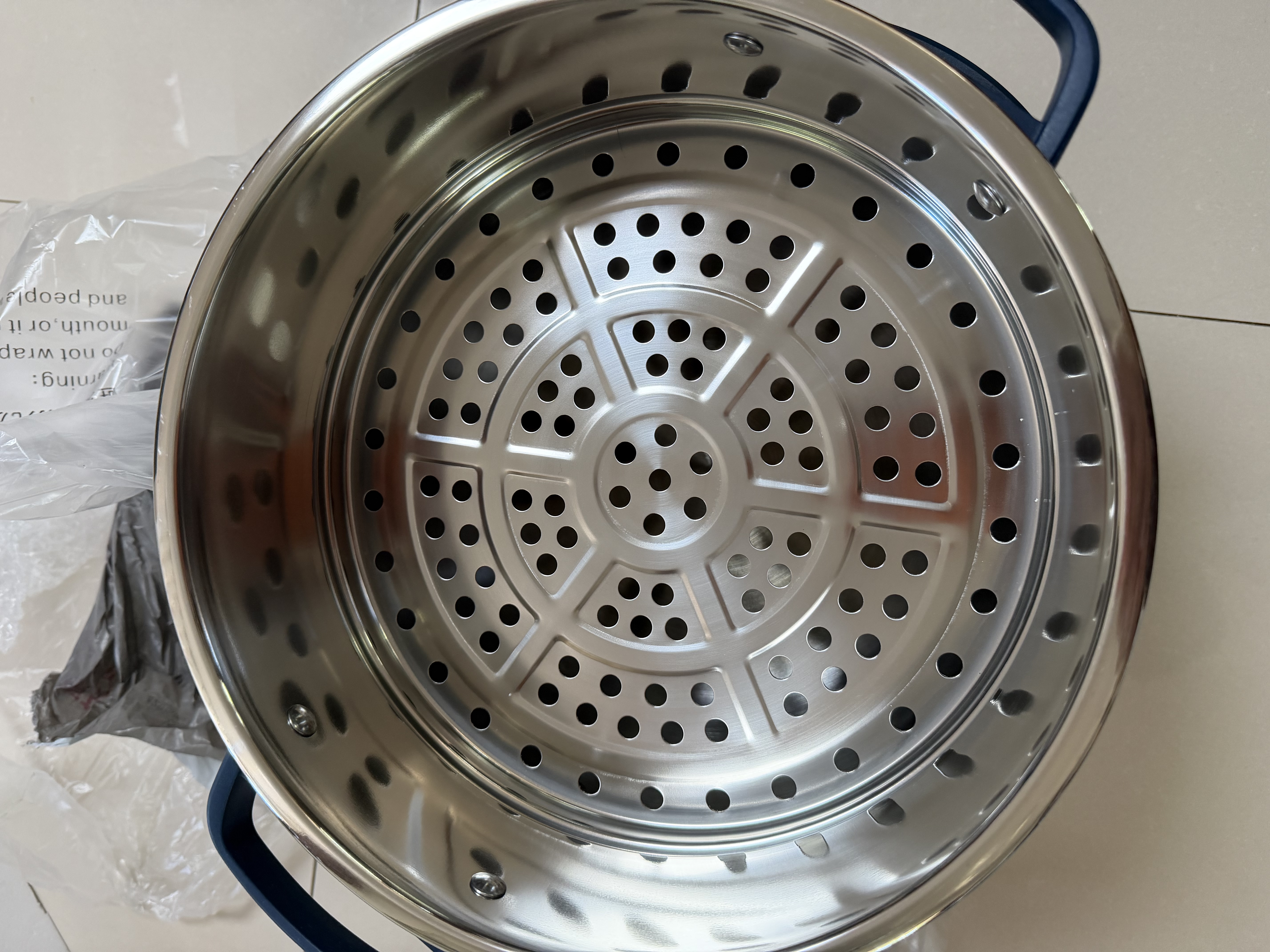三角牌316L不锈钢电炒锅多功能家用加厚电热锅蒸煮一体电锅炒菜锅 高配款 【厚316钢旋钮定时】316蒸屉 28cm 实拍图