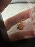 明牌珠宝黄金龙舟吊坠足金5D硬金多彩龙船项坠挂件 A款龙舟ASY0510 实拍图