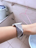 BHO【热销100万+】适用苹果手表表带apple iwatch s10/s11表带ultra3/2/s9/8磁吸编织se3男女生款夏季 卡扣版【黑巧色】 【44/45/46/49mm】表盘通用 实拍图