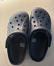 卡骆驰（CROCS）【采销直播】贝雅卡骆班洞洞鞋轻便耐磨一脚蹬休闲鞋|205089 深蓝/辣椒红-4CC 43 (270mm) 实拍图