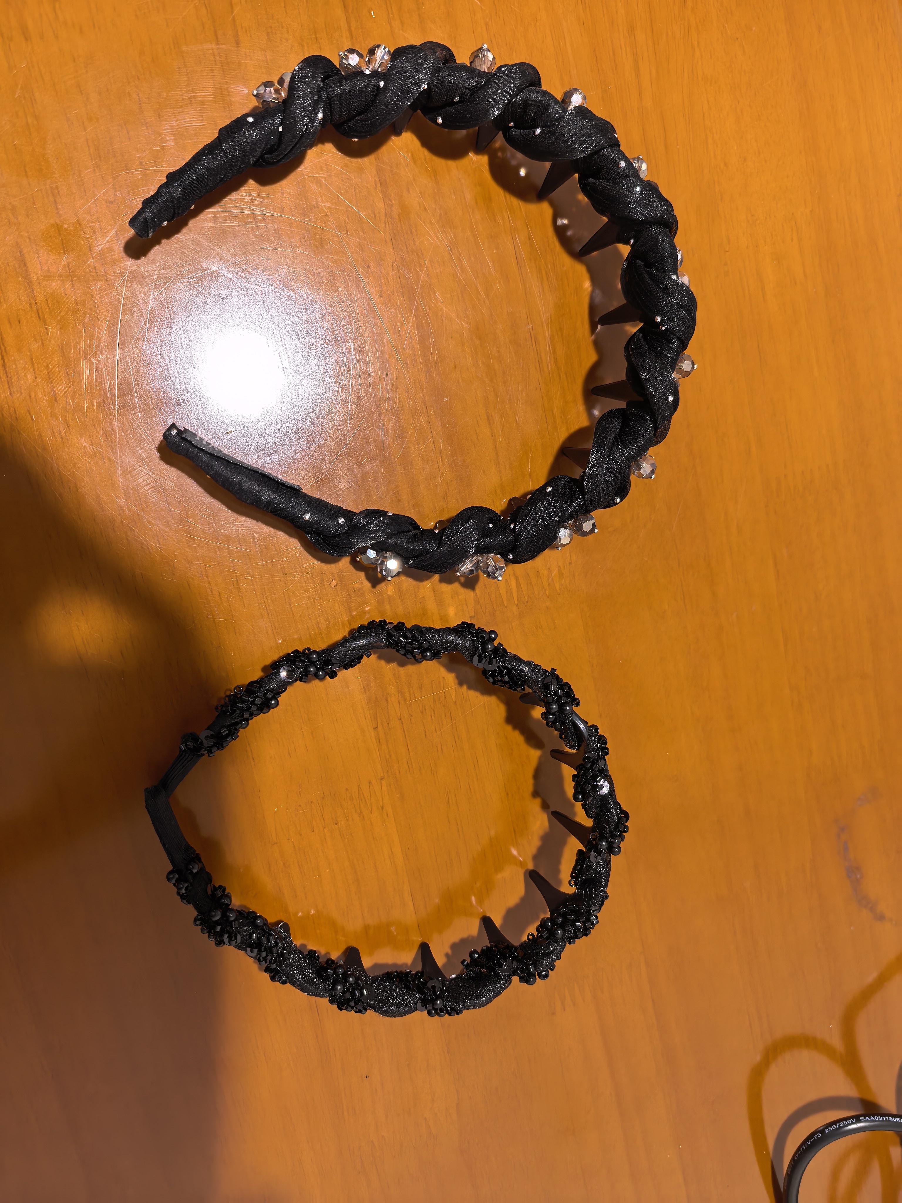 巴黎王妃发箍女2025新款轻奢压发头箍气质小香风串珠缠绕发捆头饰 【巴黎王妃发箍】黑色1个 实拍图