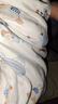 爱贝迪拉（AIBEDILA） 新生婴儿包单产房纯棉襁褓裹巾包被抱被春夏单层纯棉睡袋85cm 实拍图