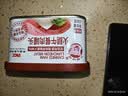 小猪呵呵火腿午餐肉罐头198克90%猪肉泡面三明治火锅螺蛳粉方便面 实拍图