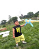 G.duck小黄鸭男童夏装套装2024新款儿童衣服韩版时尚一岁宝宝运动两件套 黑色 90 尺码1~2岁【 80-90cm】 实拍图