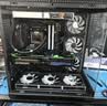 玩嘉境界V2黑 315°全景海景房电脑机箱 （三面玻璃/ARGB灯条/EATX/ATX/MATX主板/360水冷/背插 实拍图