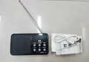 索爱（soaiy）S91收音机老人FM随身听播放器便携充电插卡迷你音箱迷你英语四六级插卡老年人黑色 实拍图