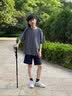 安踏儿童裤子男童跑步夏季透气速干宽松五分裤运动短裤A352429501J 实拍图