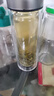 【京东物流配送】高硼硅双层玻璃杯大容量泡茶杯水杯子茶水分离杯 【双层加厚】茶杯350ml1只 实拍图