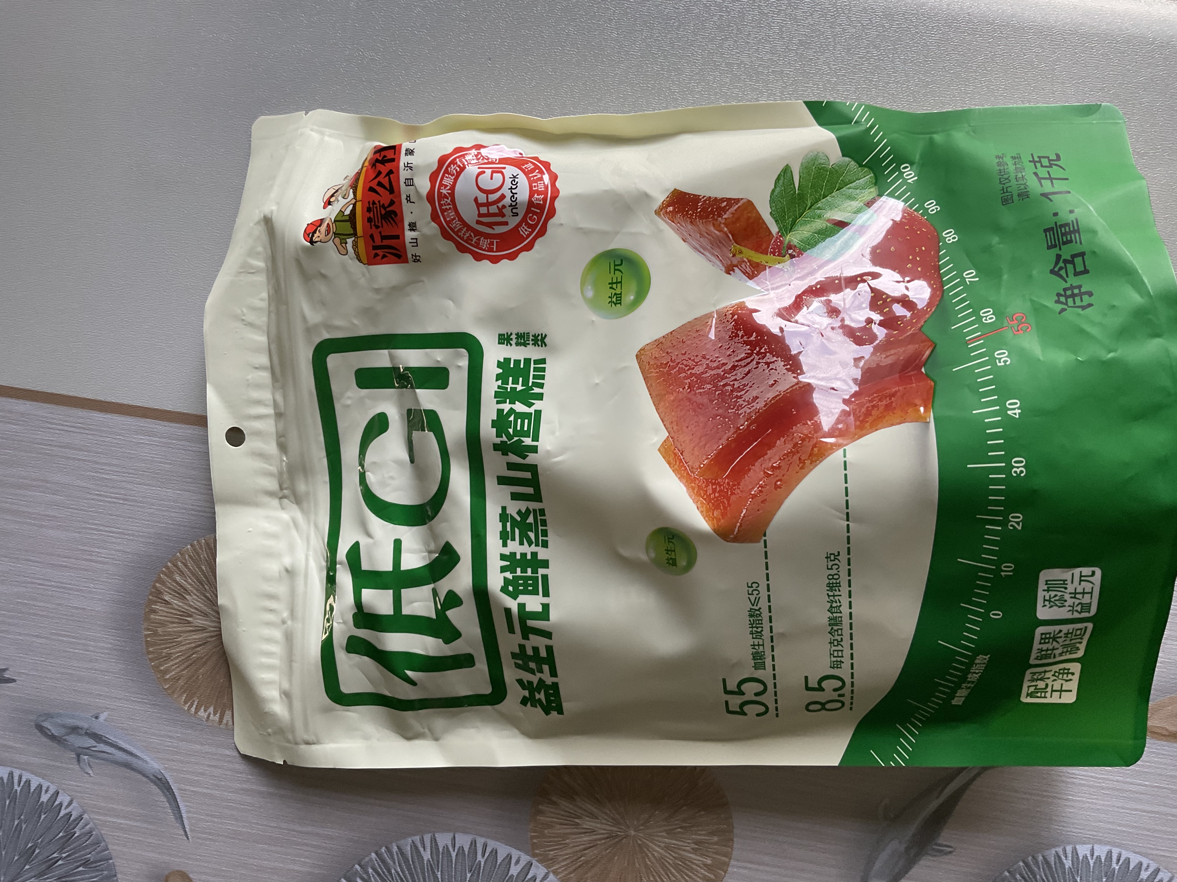 沂蒙公社六物鲜蒸山楂糕轻养橙皮红枣山药茯苓无添加剂独立包装黑五优惠 低GI益生元鲜蒸山楂糕 1kg*1袋 实拍图