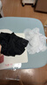 浪莎丝袜女硅胶防滑性感过膝长筒袜高筒防勾丝大腿袜2双 黑1白1 均码 实拍图
