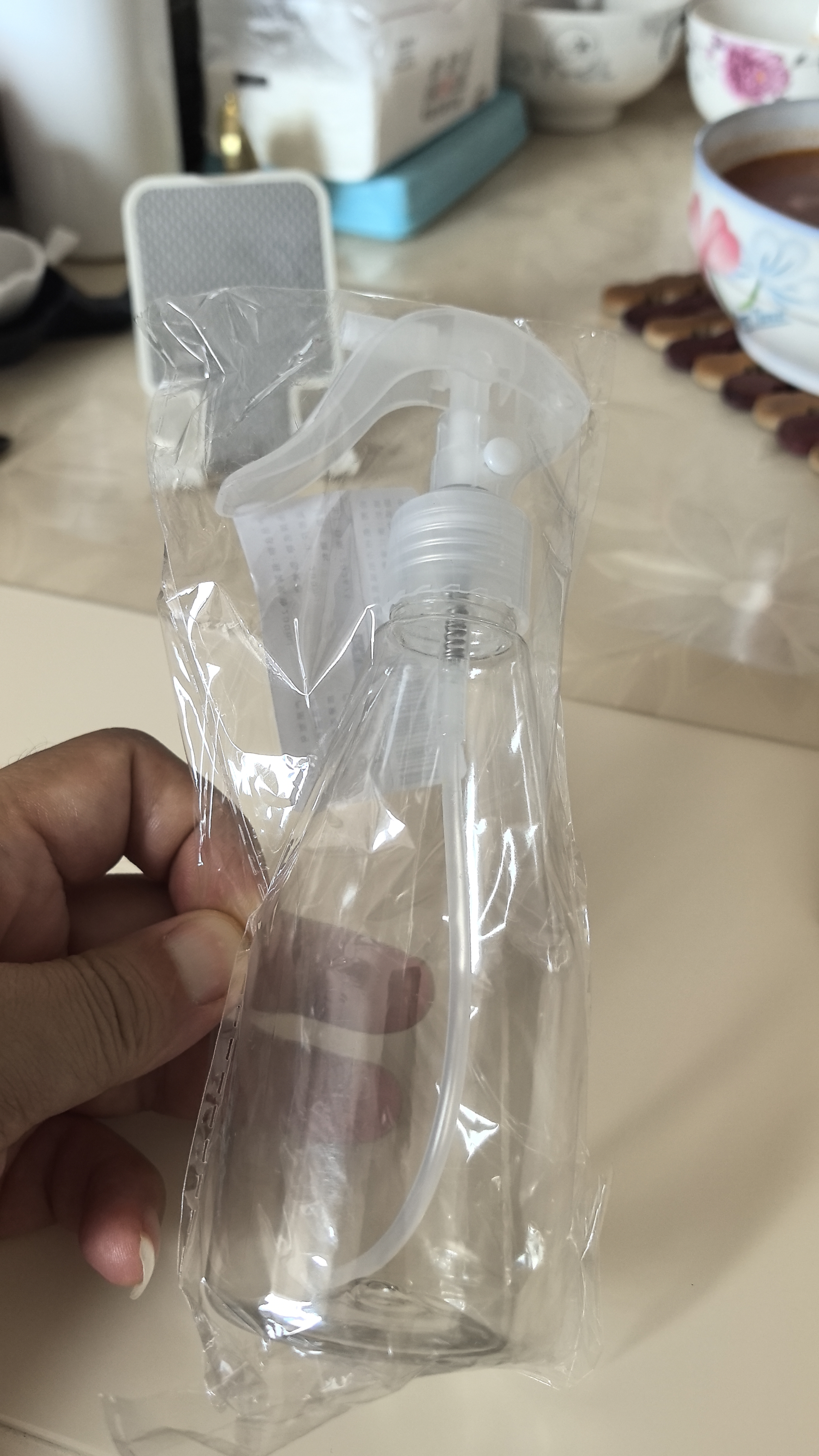 悠梵萌手压细雾透明喷雾喷脸喷壶爽肤家用可用于消毒清洁喷壶200ml 实拍图