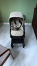 博格步（BUGABOO） FOX CUB 荷兰全功能高景观婴儿推车可坐躺 黑架沙漠黄布组 实拍图
