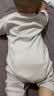 童泰婴儿连体衣春秋季纯棉新生儿衣服宝宝蝴蝶衣哈衣睡衣紫色66cm 实拍图