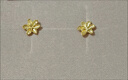 六福珠宝 黄金耳钉栀子花足金耳环生日礼物女 计价G01G0027DS 约0.97克 实拍图